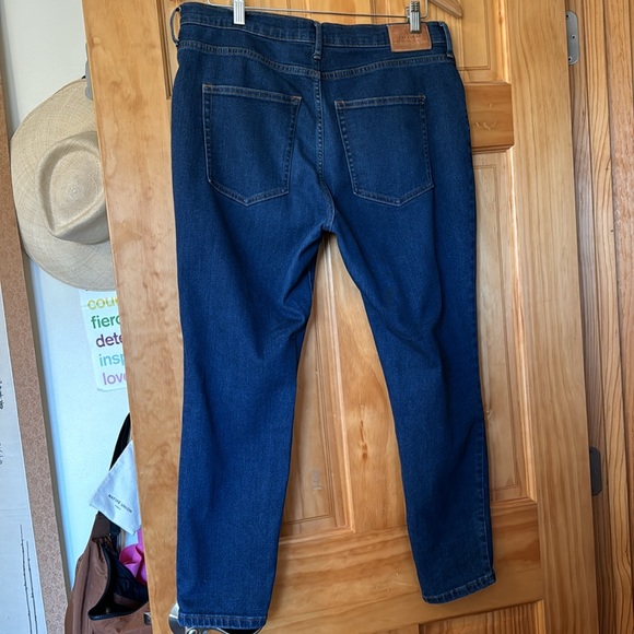 Everlane Skinny 32 Ankle Dark Blue Jeans - Picture 2 of 5